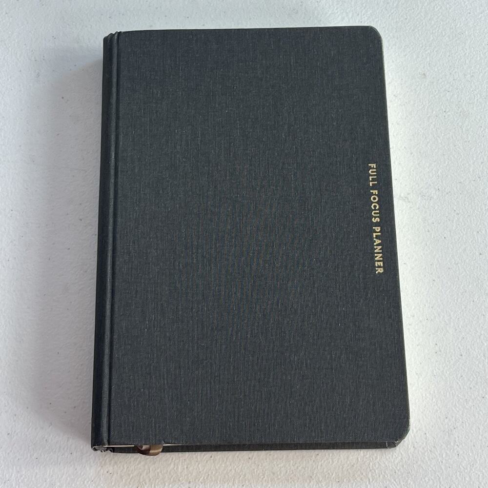The Double Win Planner Black Hardcover Notebook 9.5 x 6" - Picture 7 of 9